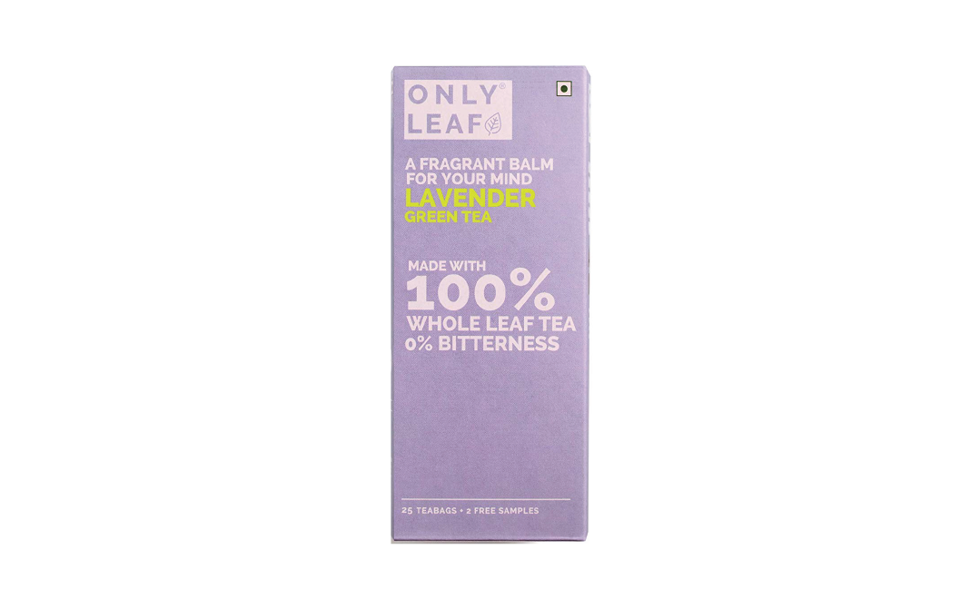 Only Leaf Lavender Green Tea    Pack  27 pcs